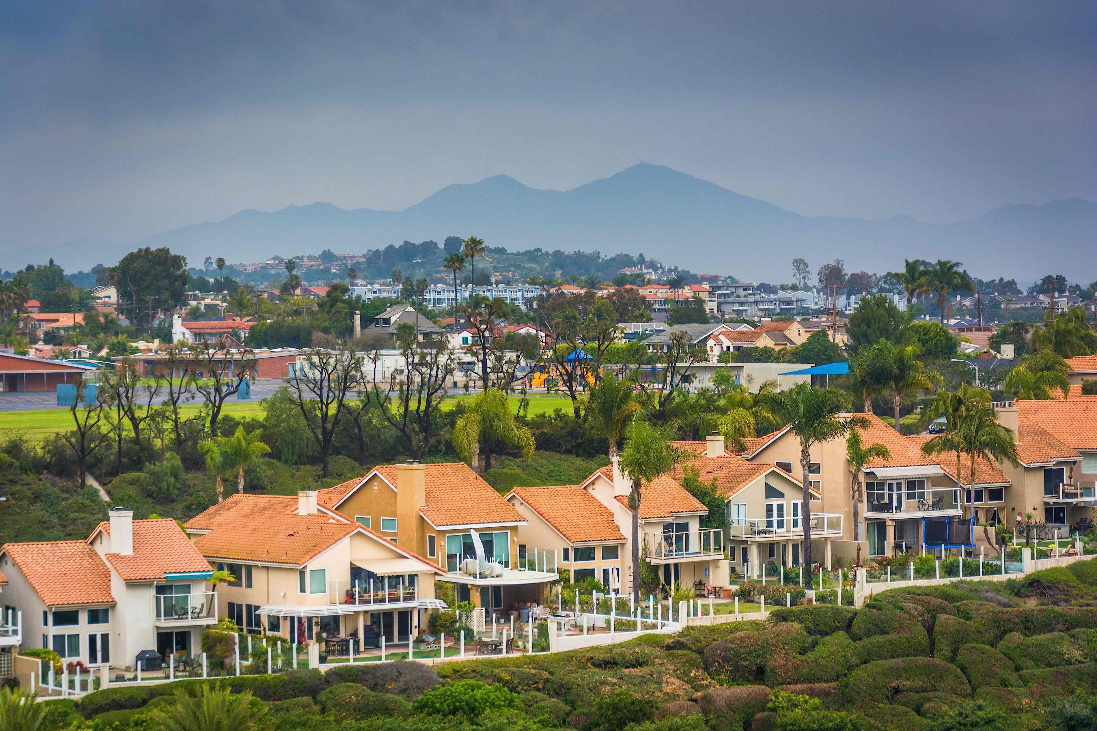 View of Orange County neighborhood