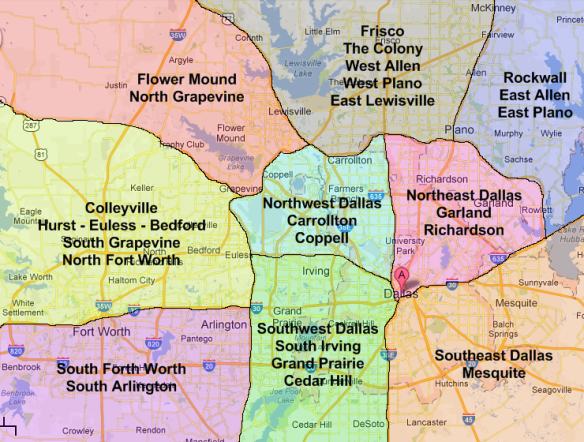 Dfw Metroplex County Map