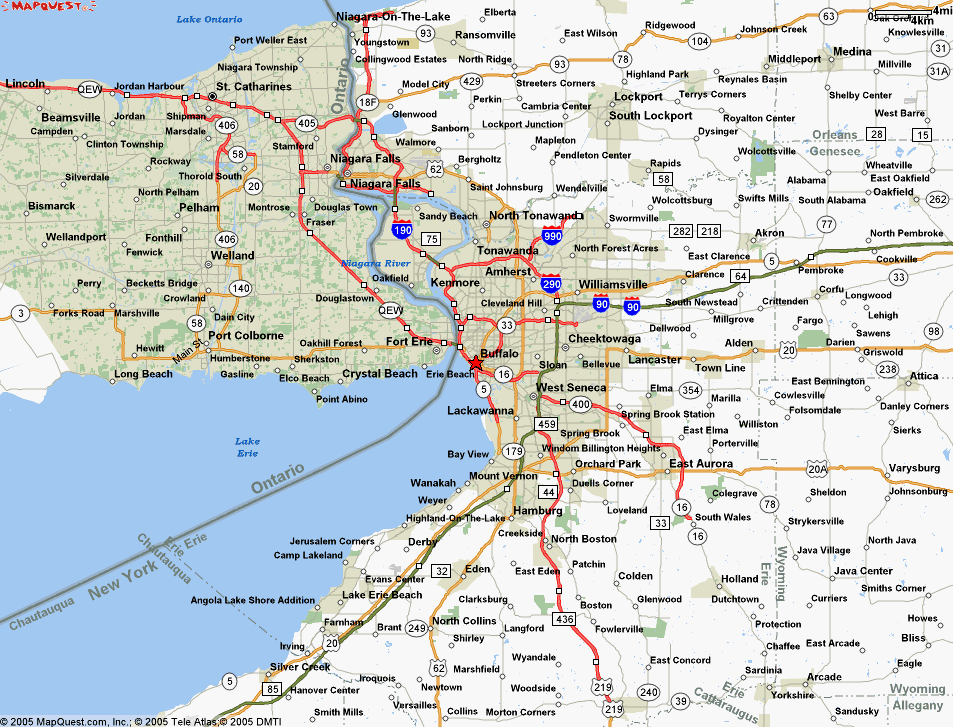 Map of Buffalo neighborhoods