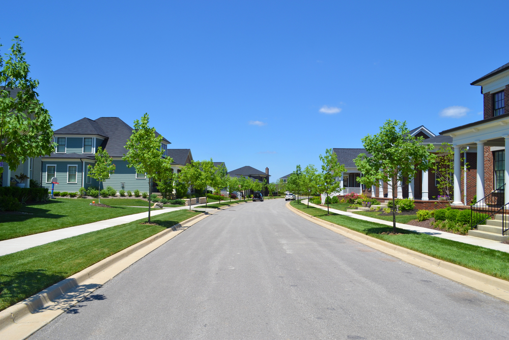 Street view of neighborhood