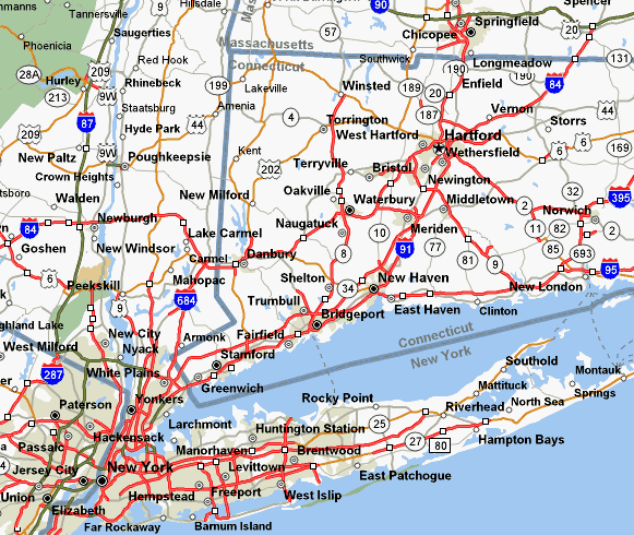 Map of New Haven neighborhoods