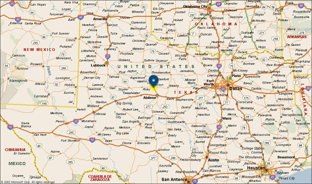 Abilene Tx Zip Code Map