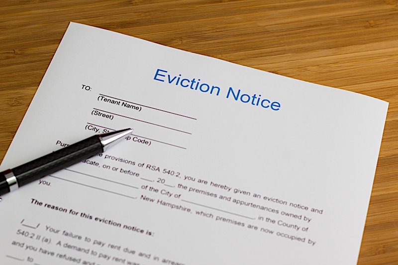 Eviction notices