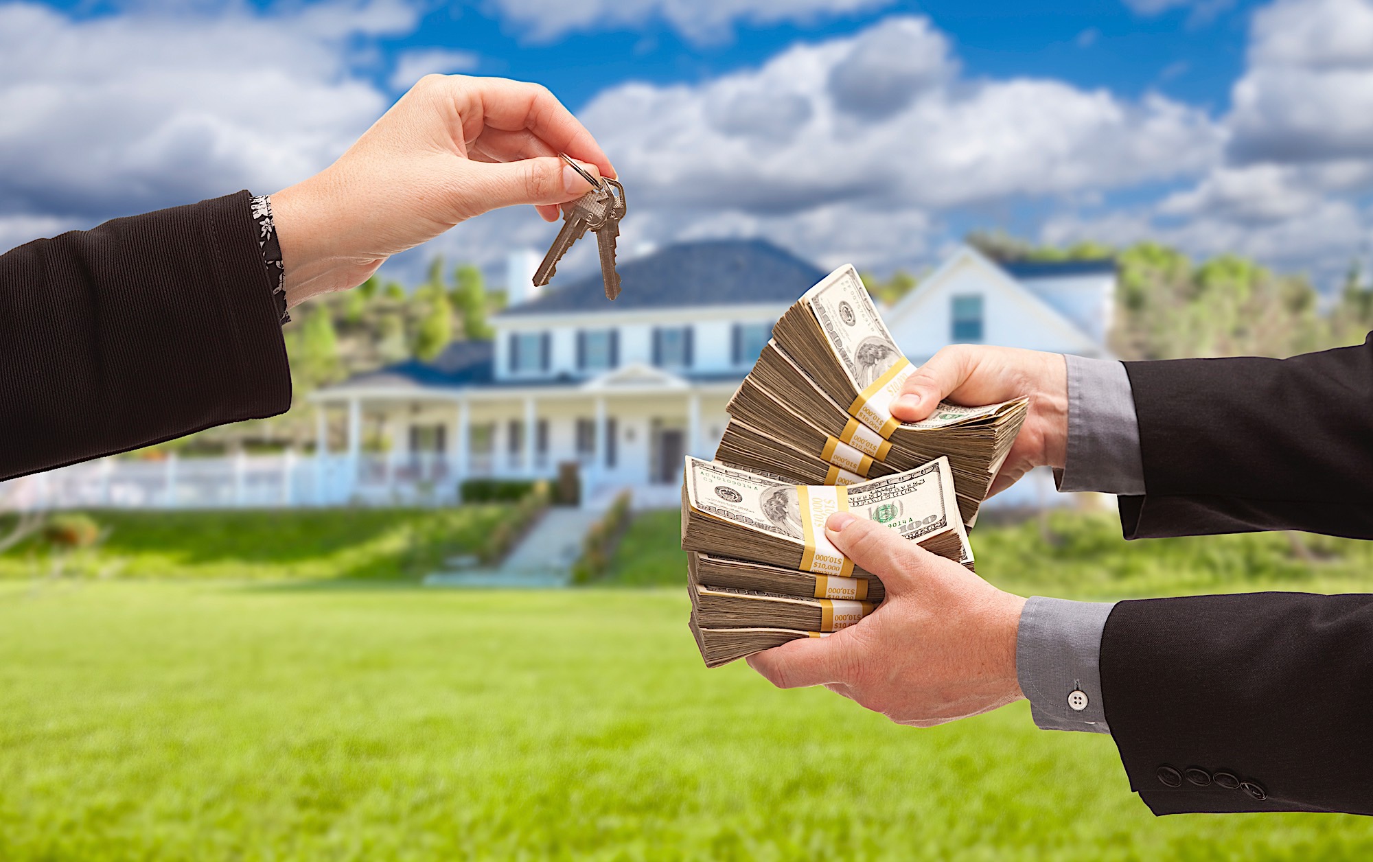 can you buy property with cash