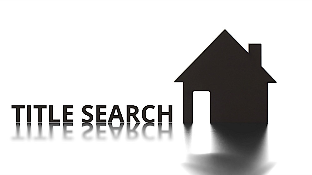 How to do a title search on property
