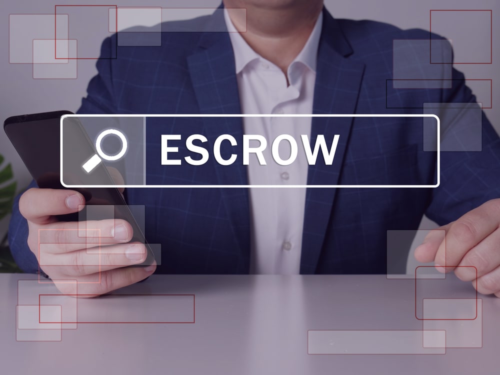 In escrow